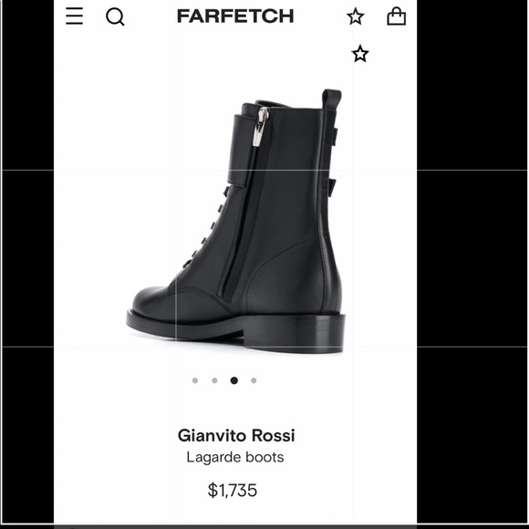 Gianvito Rossi Lagarde Black boots size 38 / 8 - Picture 2 of 15
